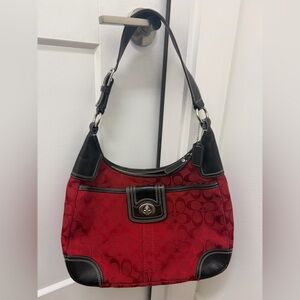 Vintage Coach Signature Hampton Hobo shoulder bag